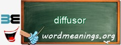 WordMeaning blackboard for diffusor